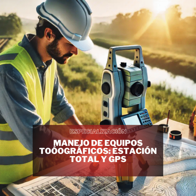 MANEJO DE EQUIPOS TOPOGRÁFICOS: ESTACIÓN TOTAL Y GPS