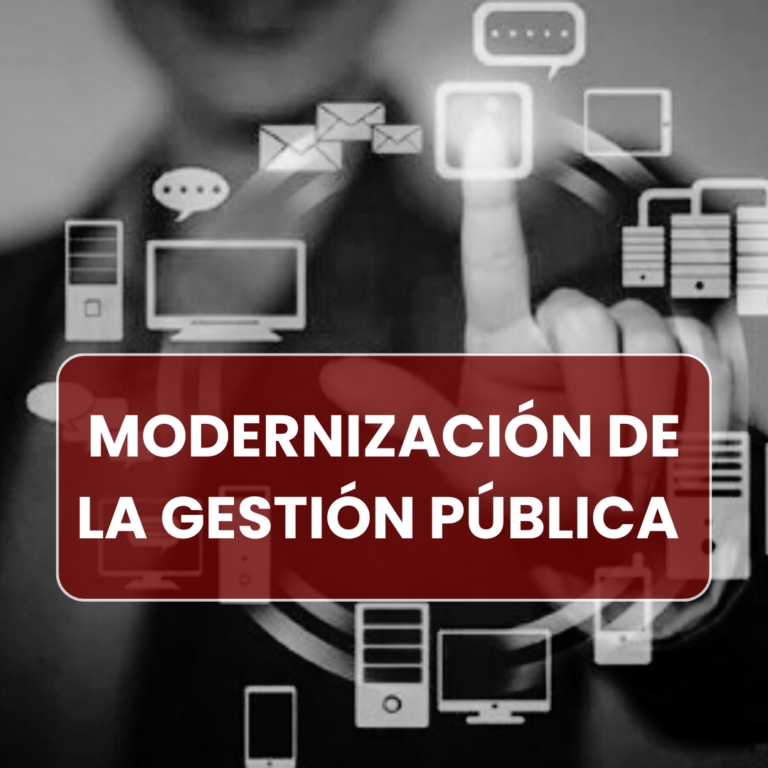 MODERNIZACIÓN DE LA GESTIÓN PÚBLICA