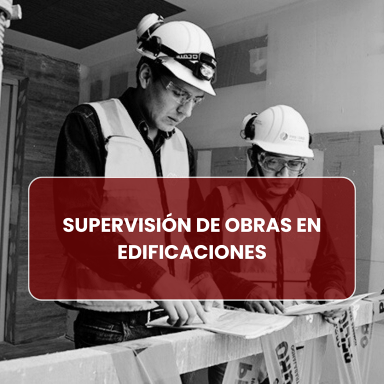 SUPERVISIÓN DE OBRAS EN EDIFICACIONES