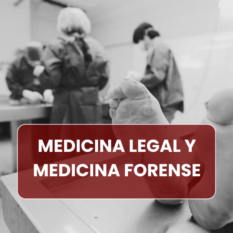 MEDICINA LEGAL Y MEDICINA FORENSE